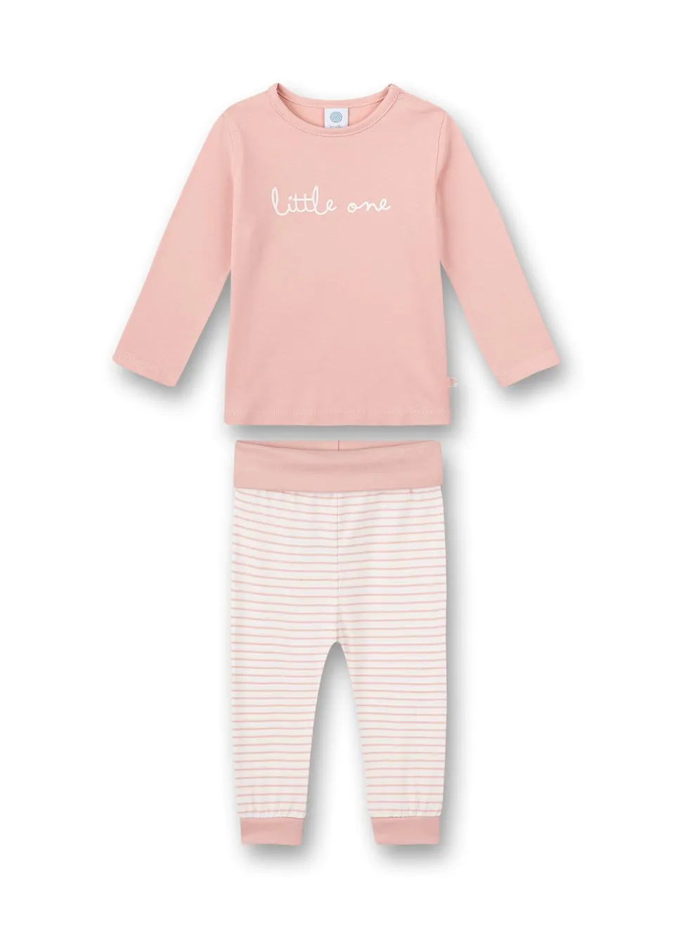 sanetta-pure-m-dchen-schlafanzug-lang-rosa-bio-baumwolle-gots image 1