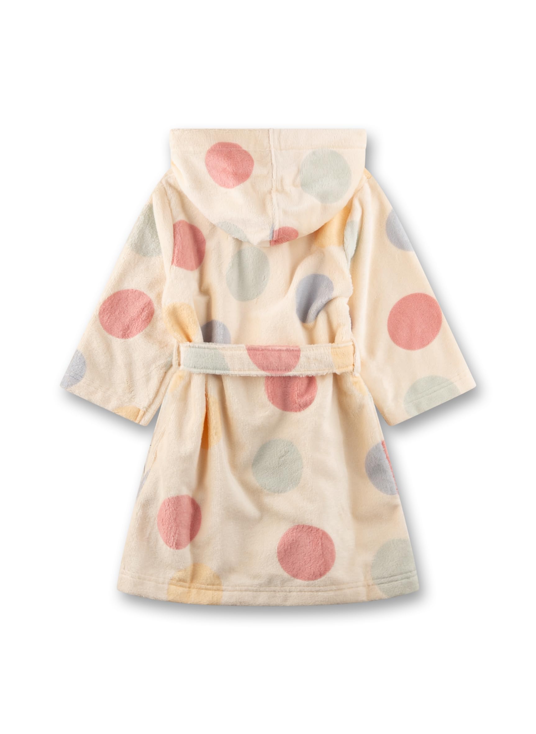 sanetta-m-dchen-bademantel-beige-dots-aus-baumwolle image 2