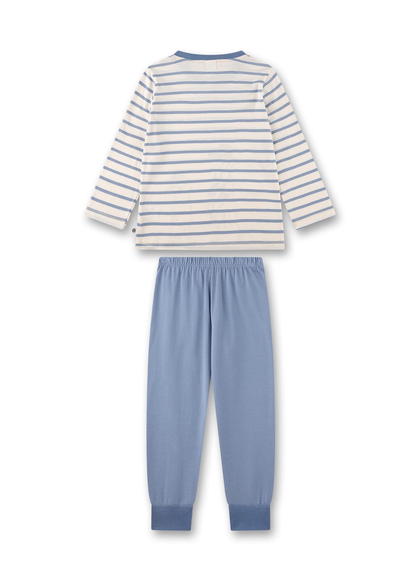 sanetta-jungen-schlafanzug-lang-beige-aus-baumwolle image 2