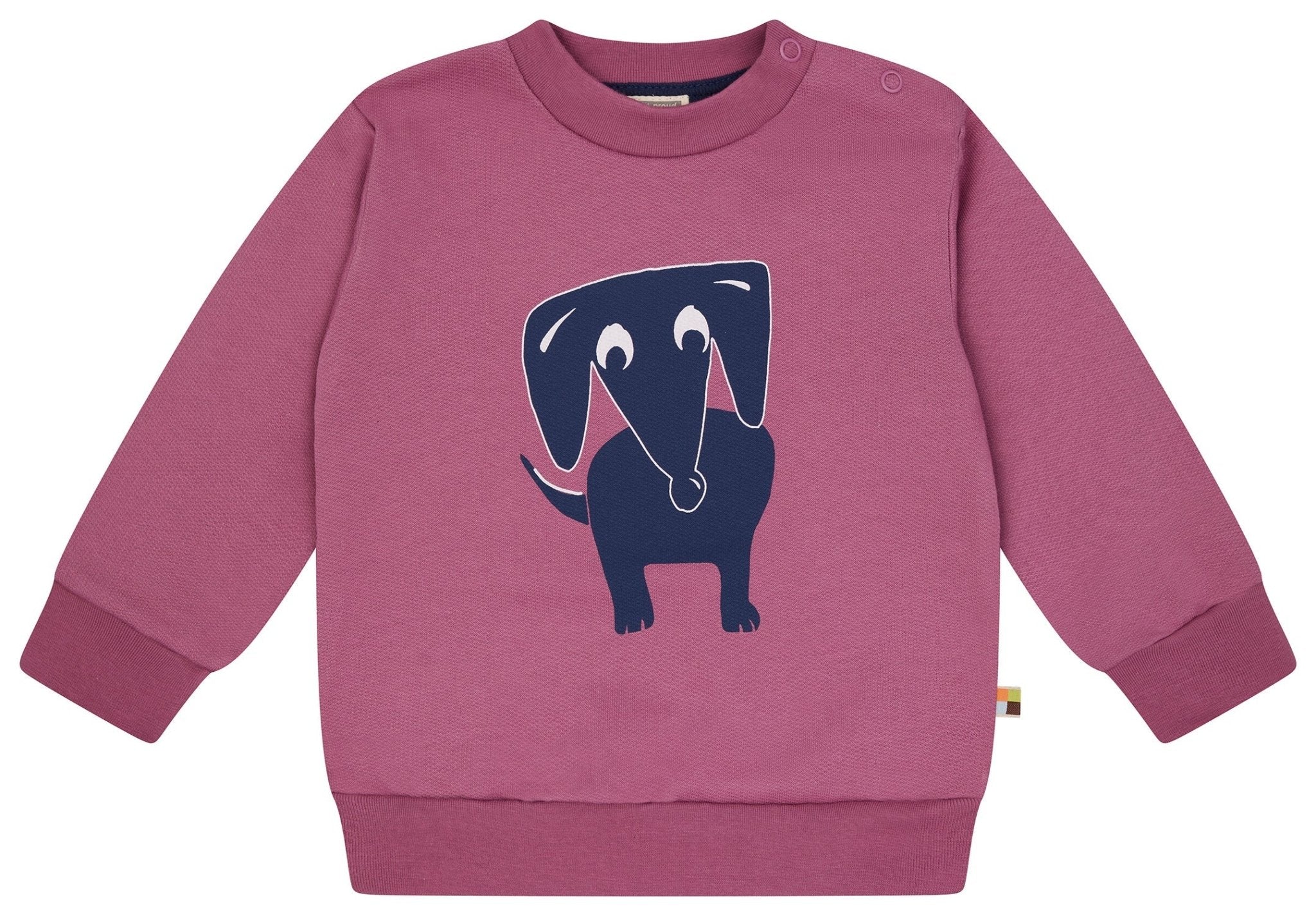 loud-proud-sweatshirt-mit-druckmotiv-dackel-bio-baumwoll-sweatshirt image 4