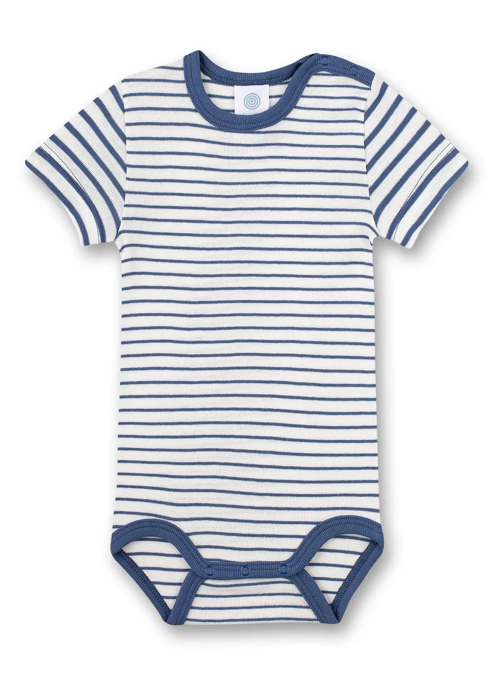 sanetta-baby-body-kurzarm-blau-ringel-aus-bio-baumwolle-f-r-jungen image 1