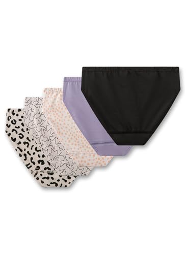 sanetta-m-dchen-rioslip-5er-pack-leo-stern-dots-lila-schwarz image 6