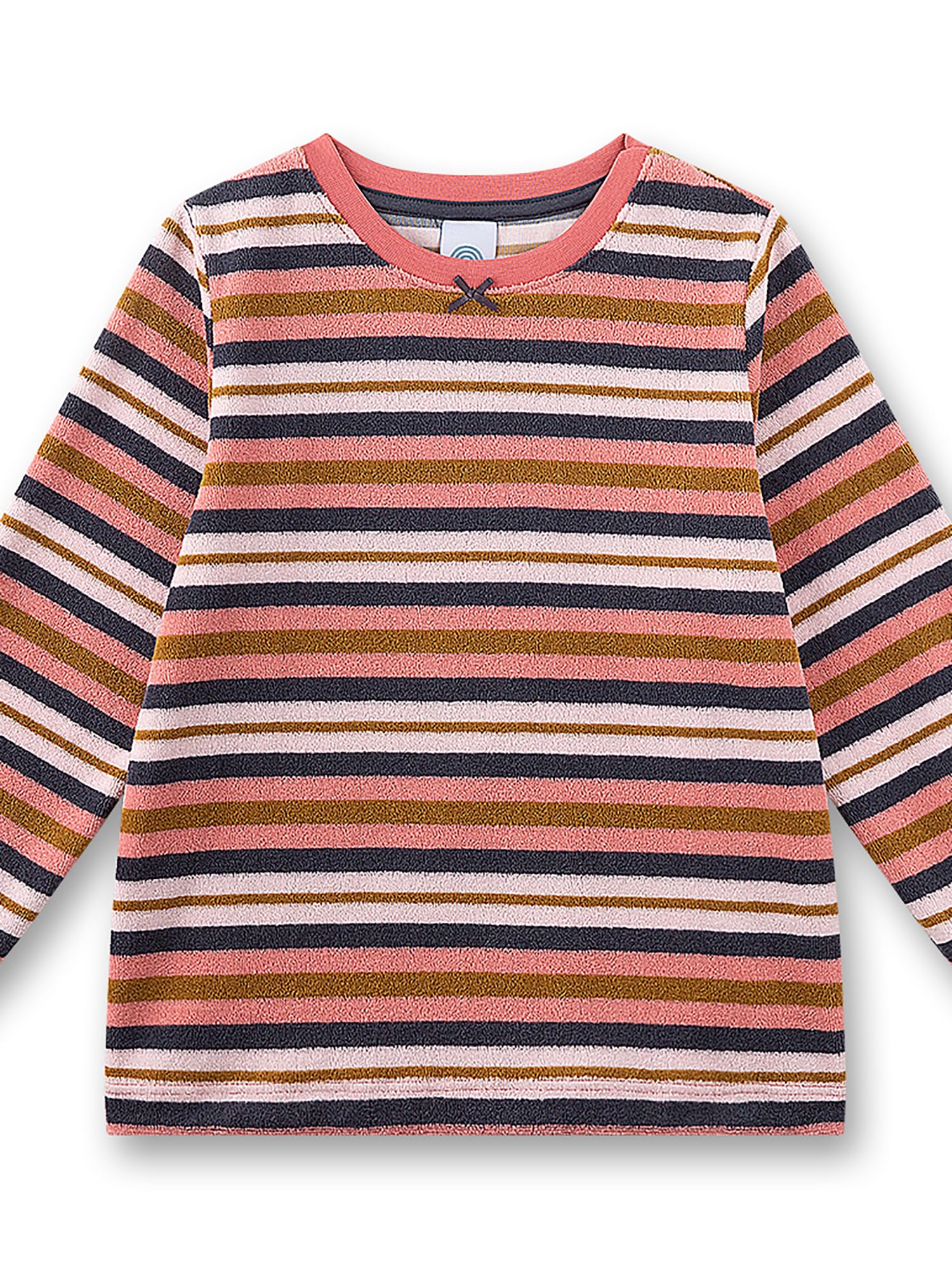 sanetta-m-dchen-schlafanzug-lang-rosa-ringel-frott-e-kinderpyjama image 3