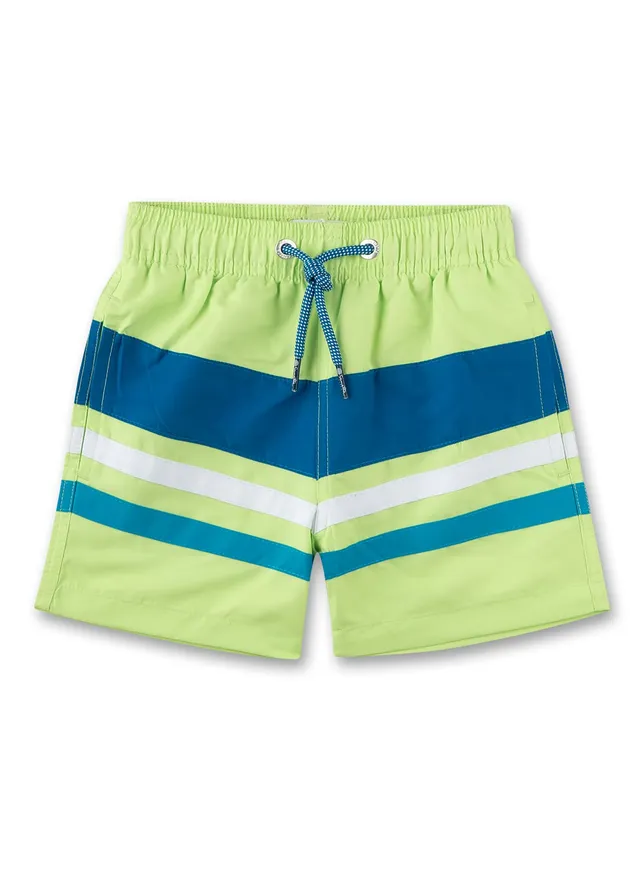 sanetta-jungen-badeshorts-gr-n-streifen-aus-recyceltem-polyester image 1