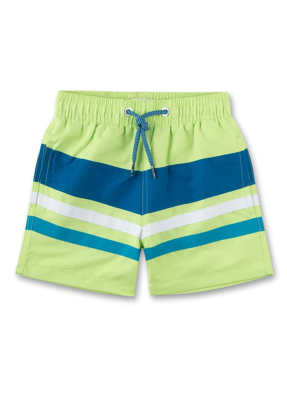 sanetta-jungen-badeshorts-gr-n-streifen-aus-recyceltem-polyester image 1