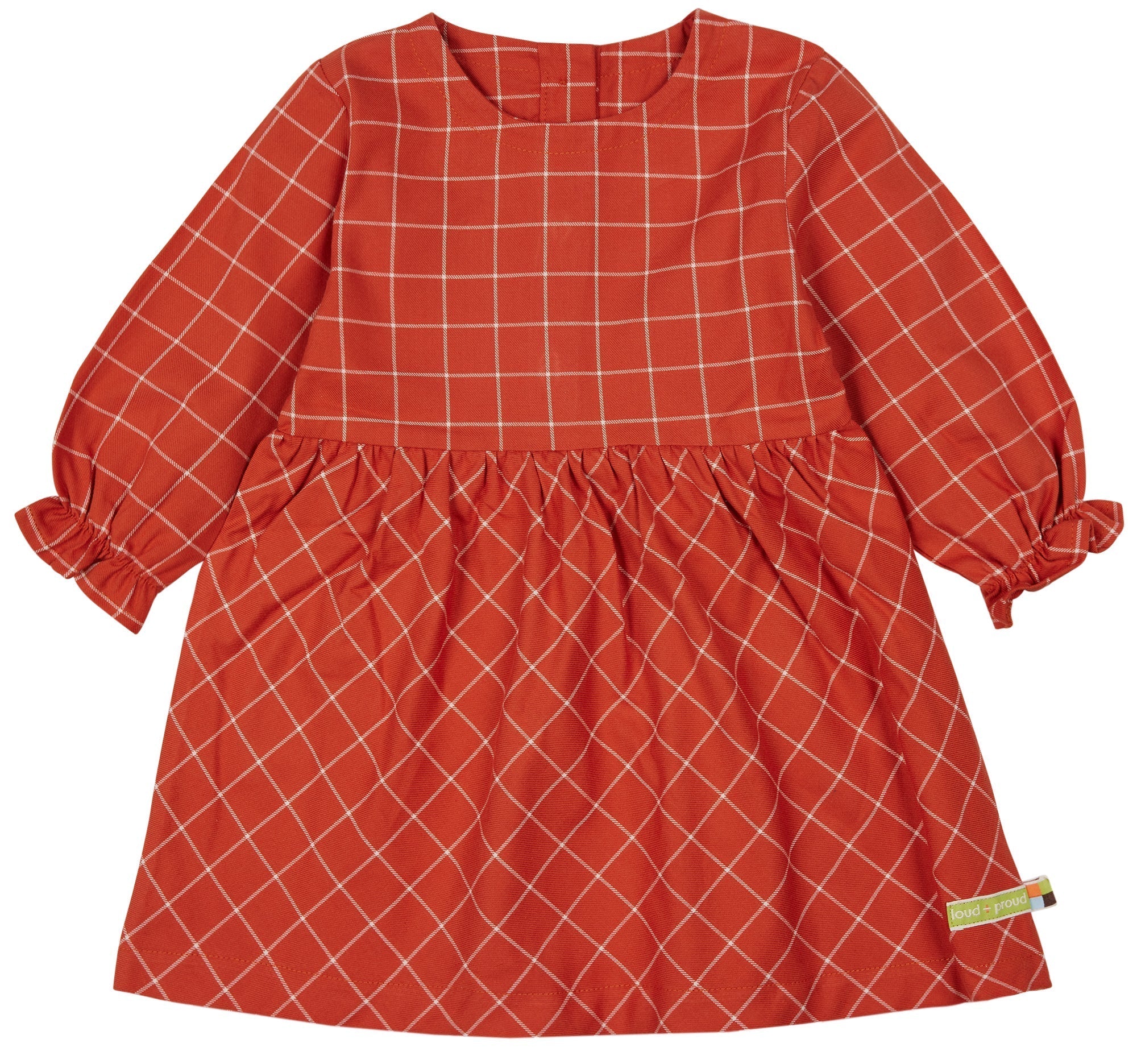 loud-proud-karo-kleid-aus-popeline-mit-r-schen-und-holzkn-pfen image 1
