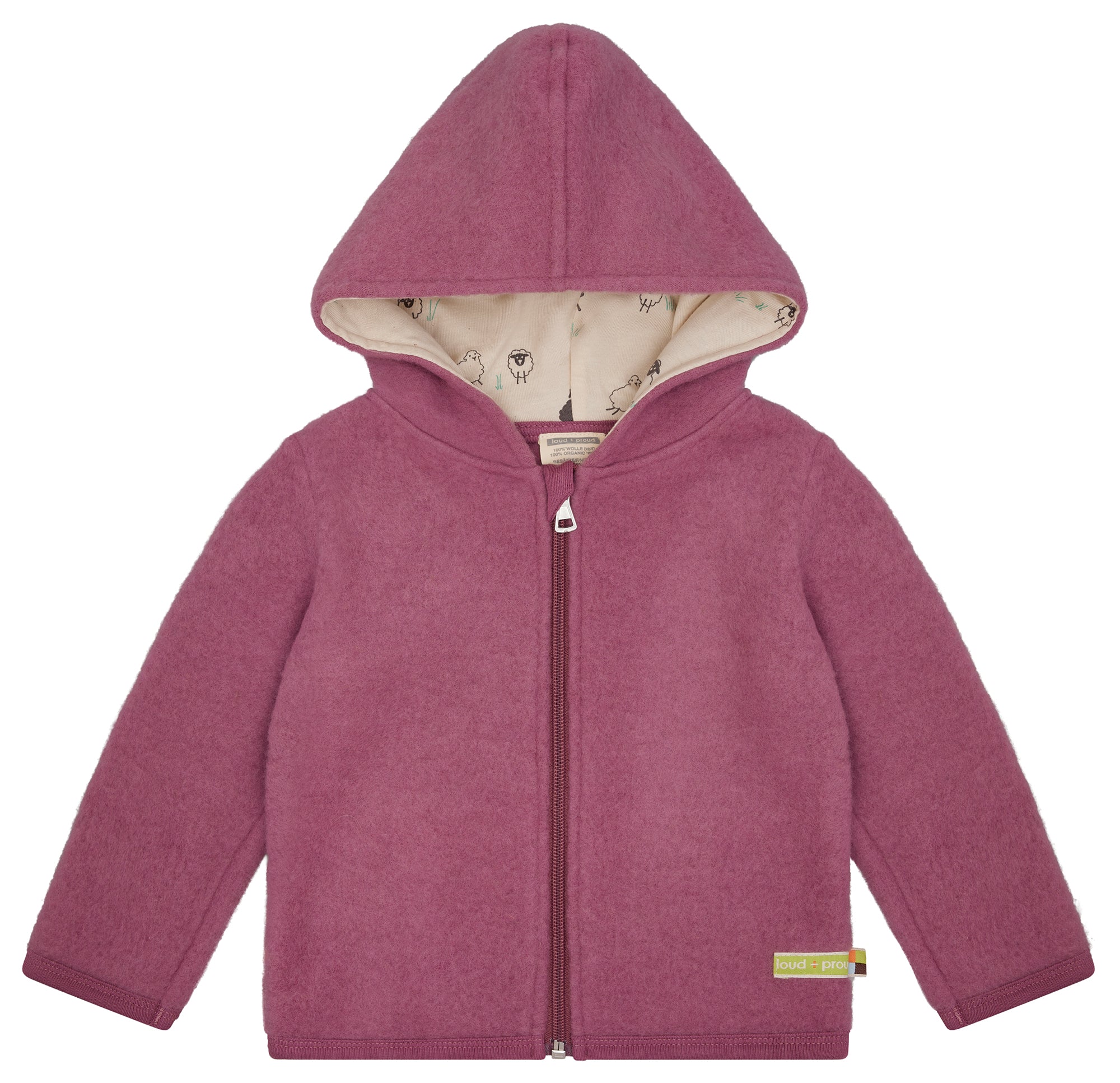 loud-proud-merino-wollfleece-jacke-mit-kapuze-bio-woll-fleece image 4