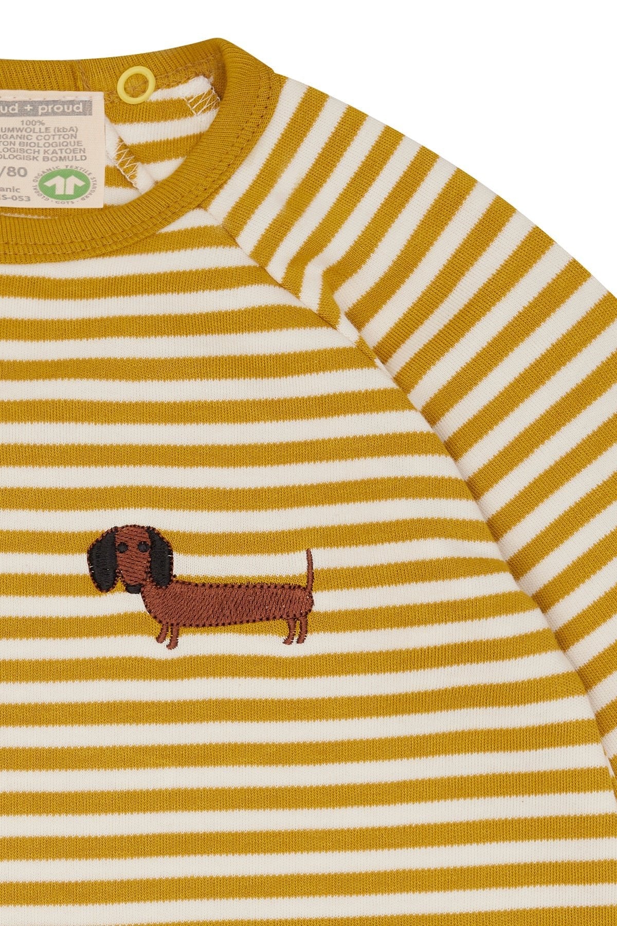 loud-proud-kleid-interlock-ringel-mit-dackel-stickerei image 3