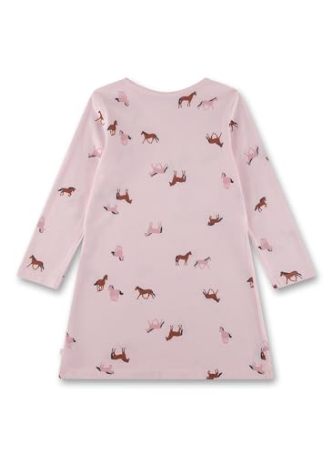 sanetta-m-dchen-nachthemd-langarm-rosa-pferd-nachtw-sche-aus-baumwolle image 5
