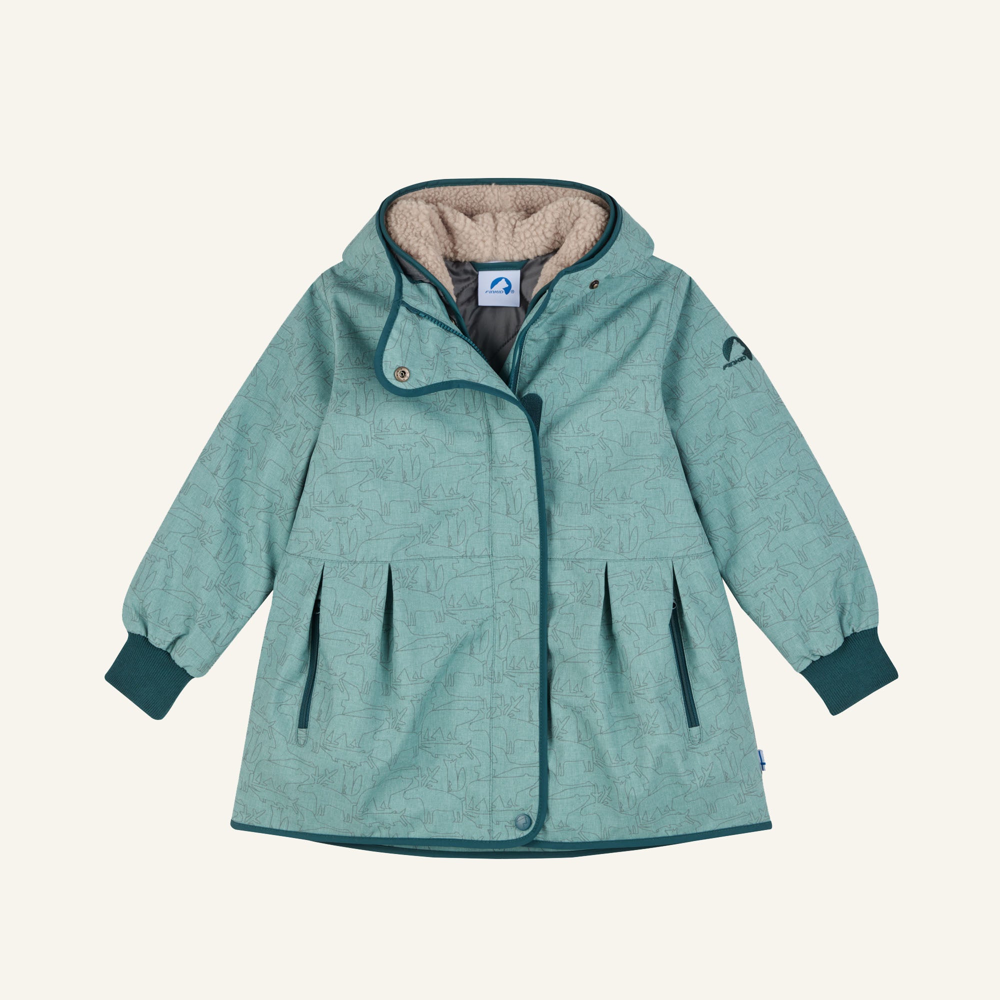 finkid-nivala-kinder-2-in-1-outdoorjacke-winterjacke-mit-steppfutter image 1