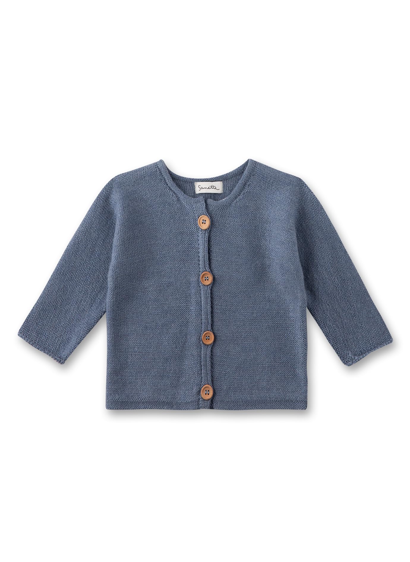 sanetta-baby-strickjacke-blau-strickjacke-f-r-babys image 1