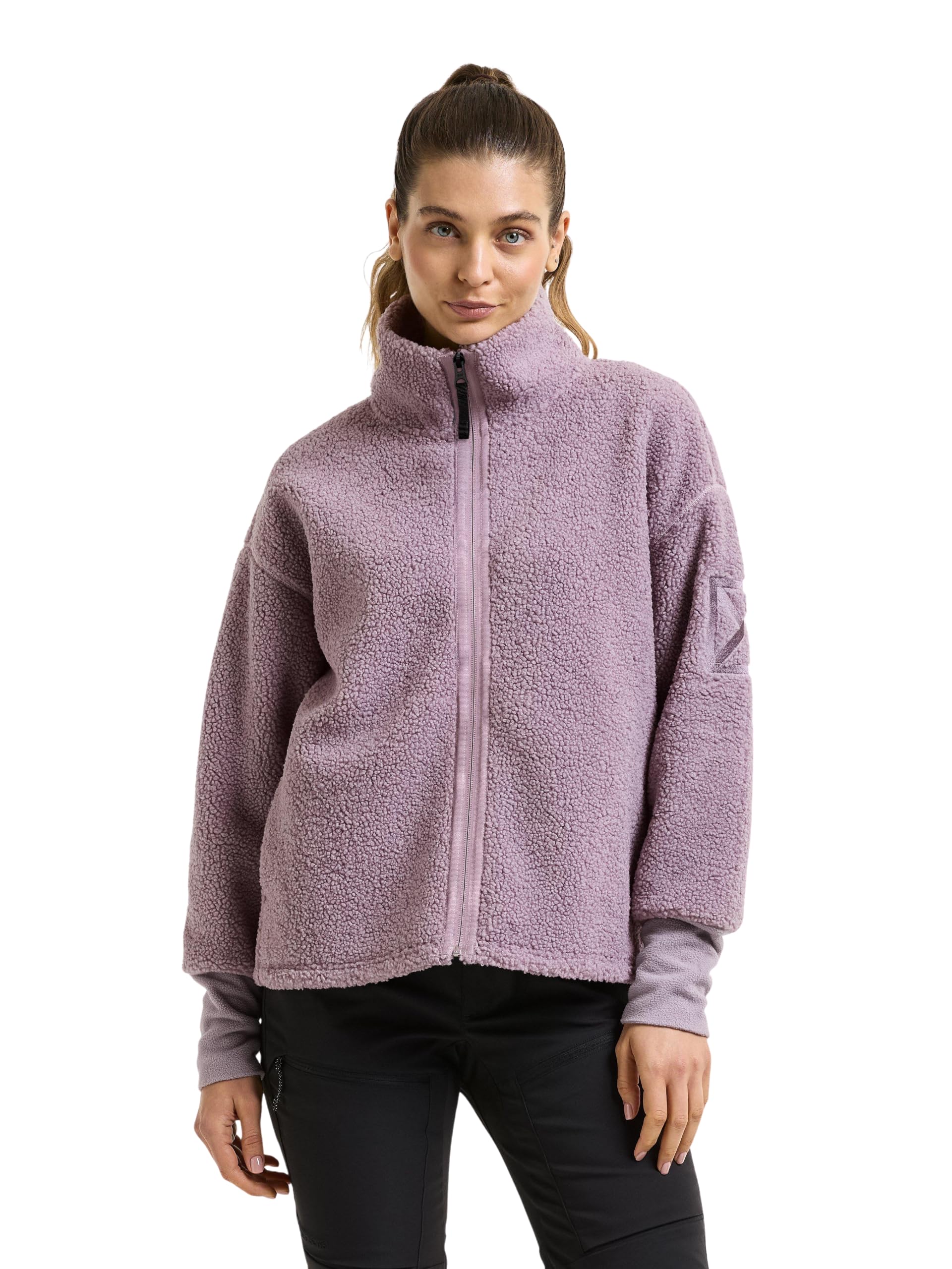 didriksons-melissa-sherpa-teddy-jacke-damen-fleece image 1