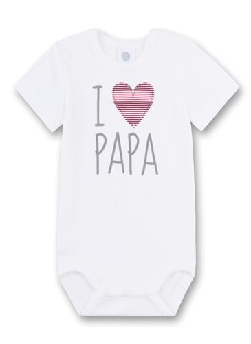 sanetta-baby-body-kurzarm-wei-i-love-papa-aus-bio-baumwolle image 4