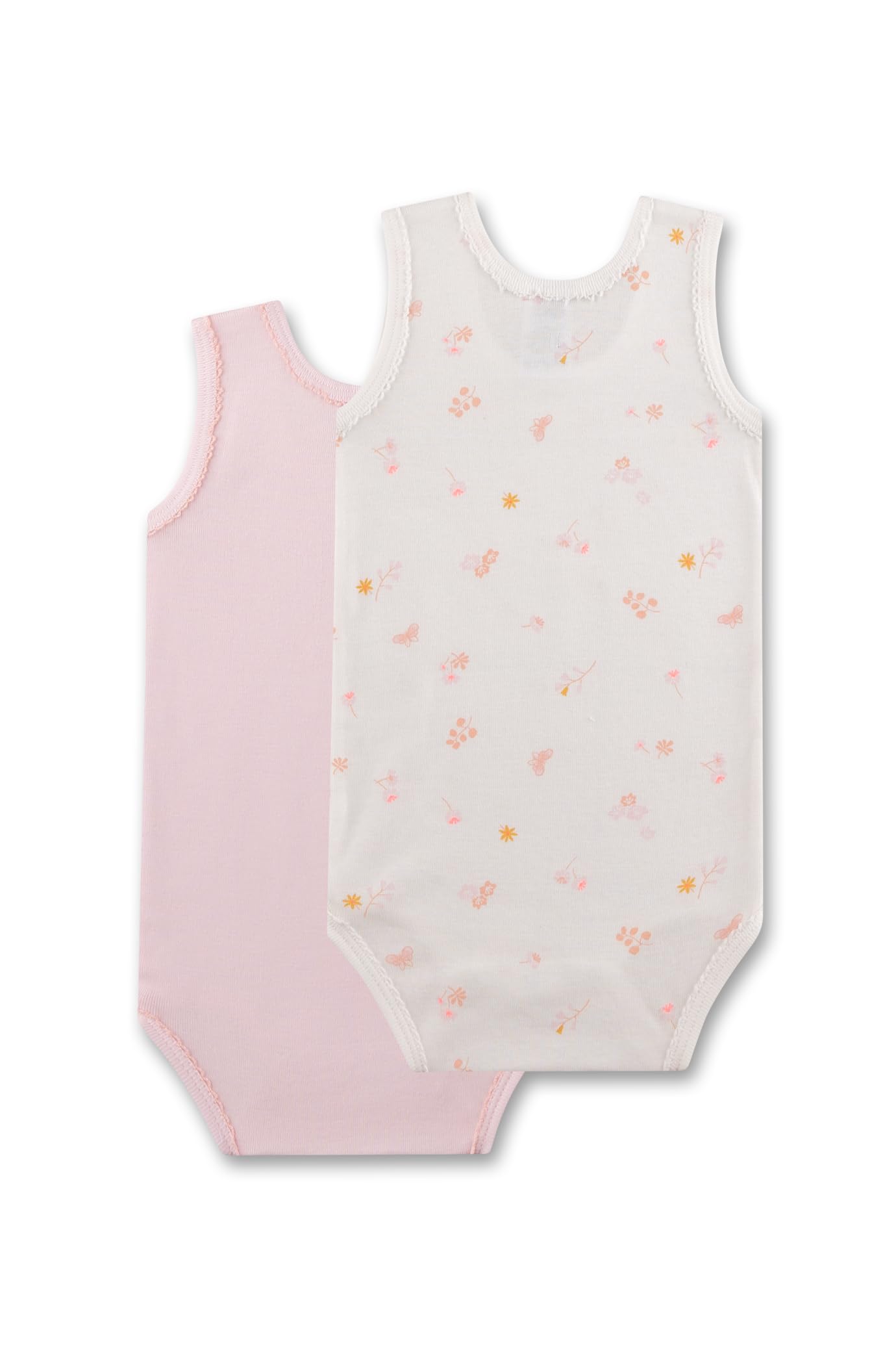 sanetta-baby-body-rmellos-doppelpack-rosa-off-white-blumen-f-r-m-dchen image 2
