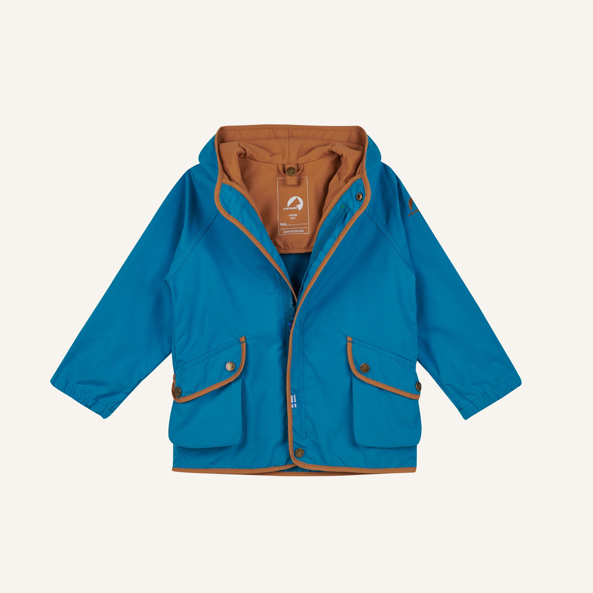 finkid-ilma-outdoorjacke-wetterfest-aus-baumwollgewebe image 4