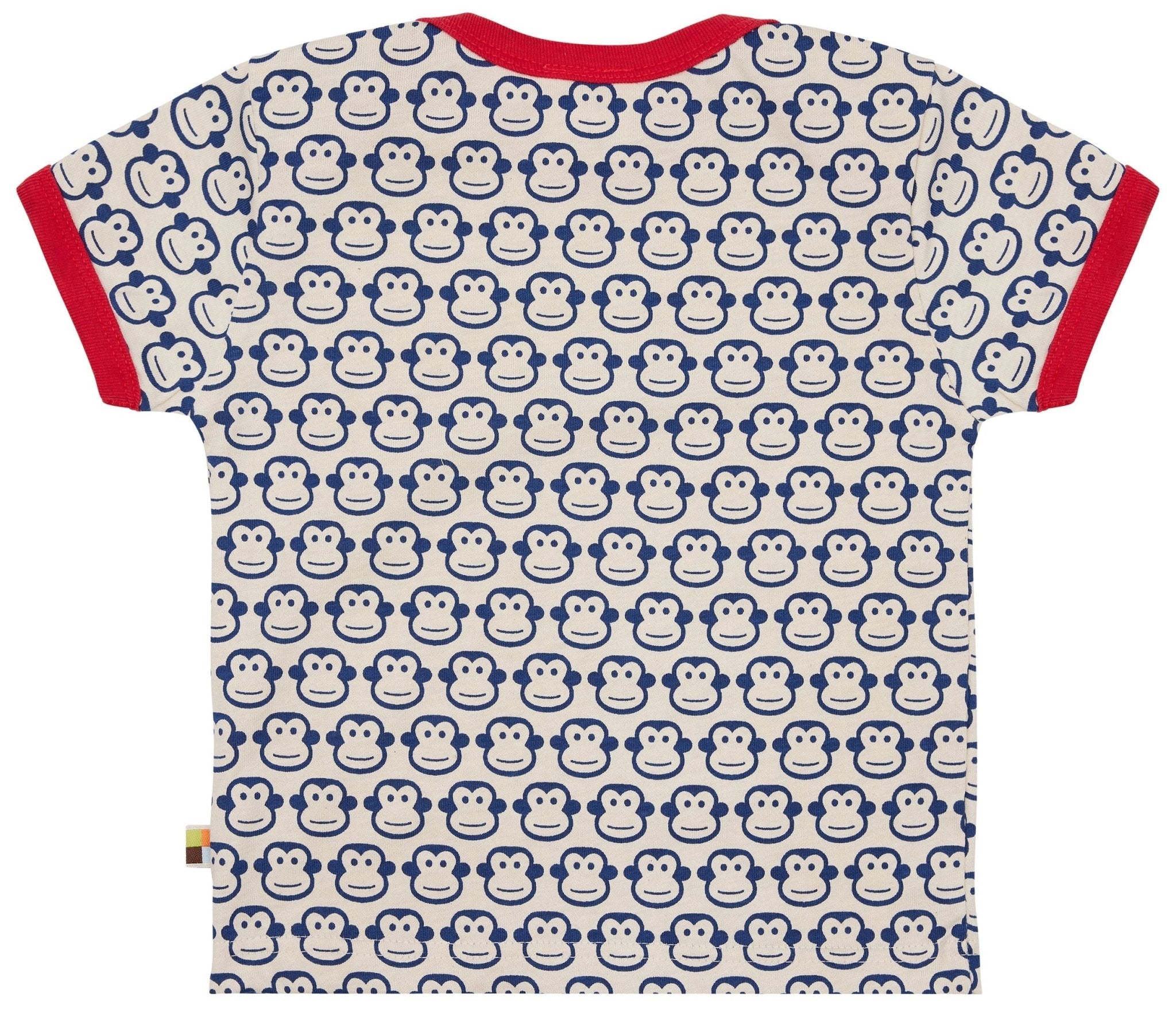loud-proud-t-shirt-mit-druck-affen-ungef-rbte-bio-baumwolle image 2