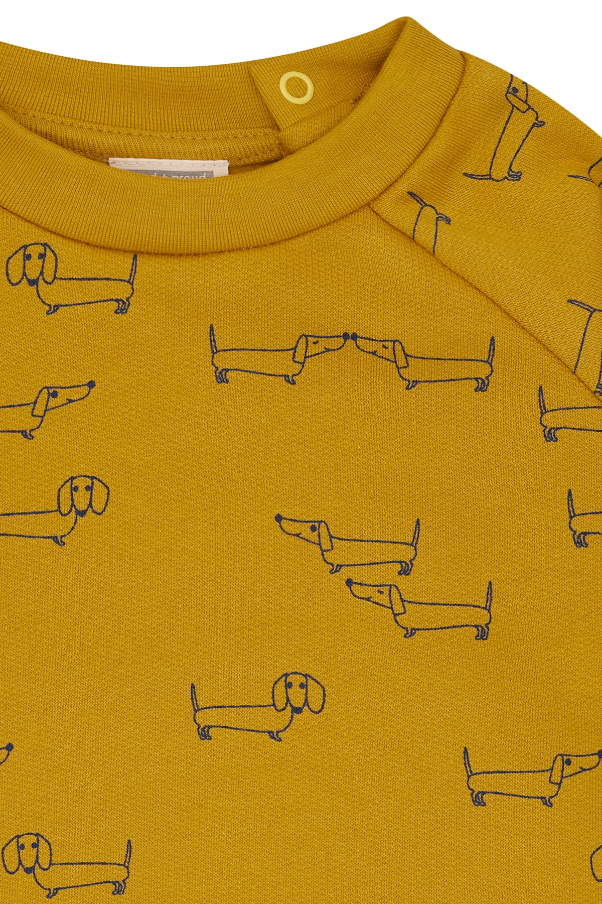 loud-proud-sweatshirt-mit-alloverdruck-dackel-bio-baumwolle image 3