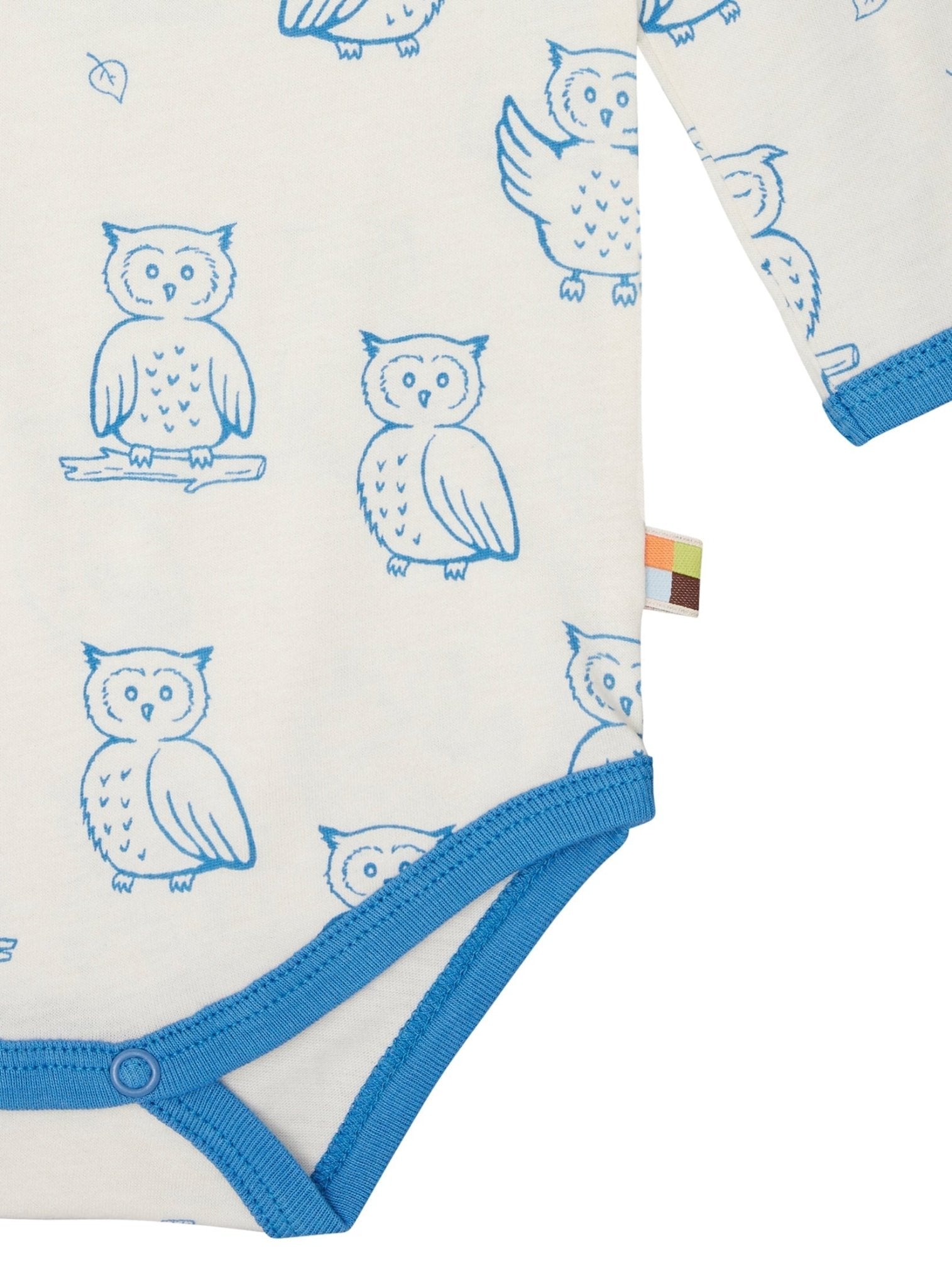 loud-proud-body-langarm-mit-druck-bio-baumwoll-body-mit-eulen-und-waschb-ren-pri image 3
