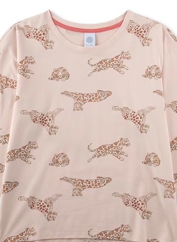 sanetta-m-dchen-schlafanzug-lang-orange-leopard-100-baumwolle image 6