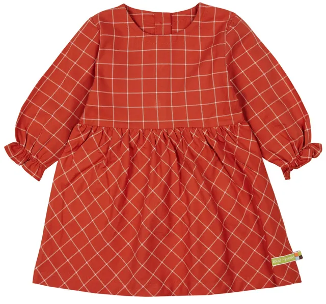 loud-proud-karo-kleid-aus-popeline-mit-r-schen-und-holzkn-pfen image 1