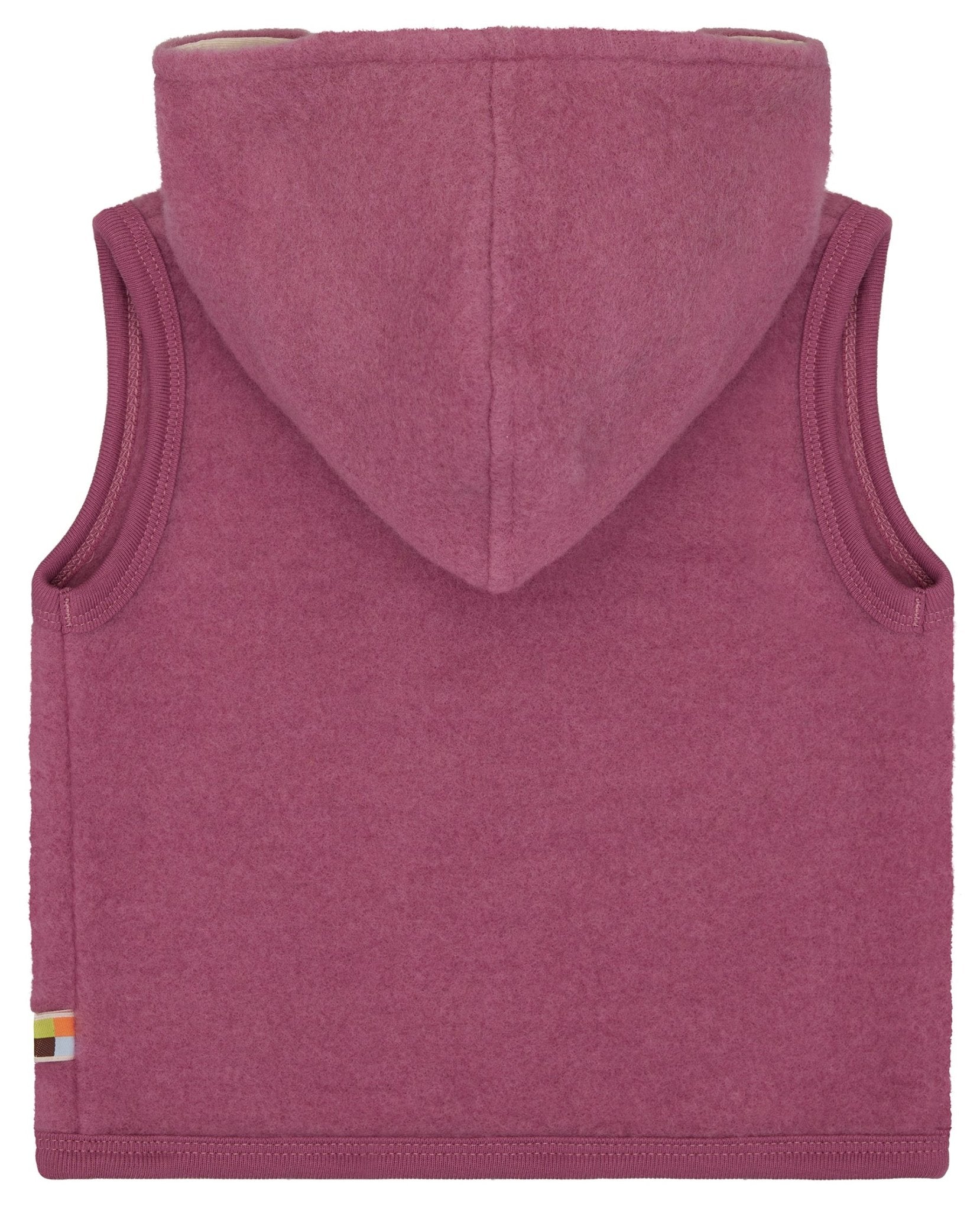 loud-proud-merino-wollfleece-weste-mit-kapuze-bio-woll-fleece-weste image 5