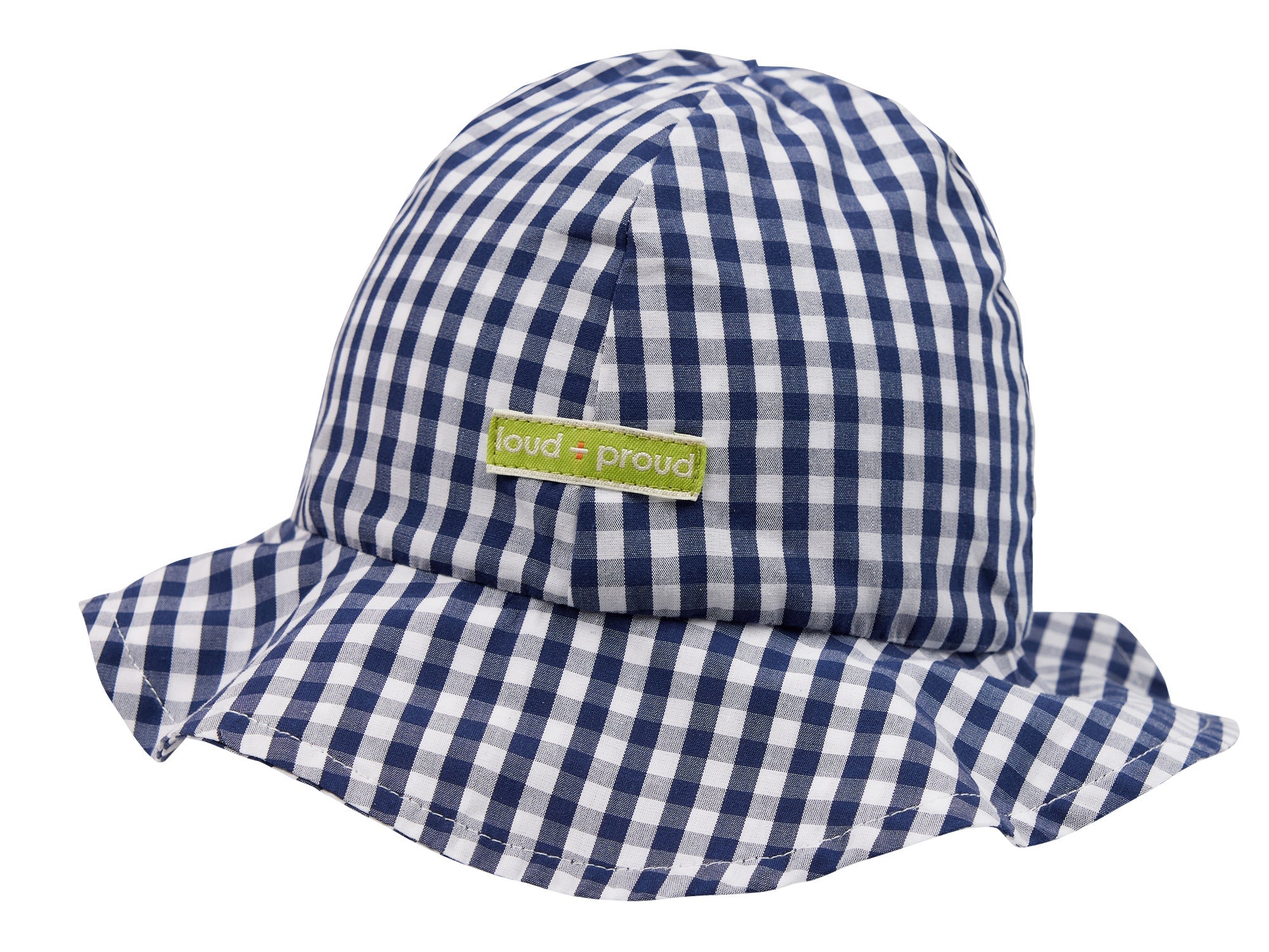 loud-proud-hut-vichy-karo-mit-logo-etikett image 4
