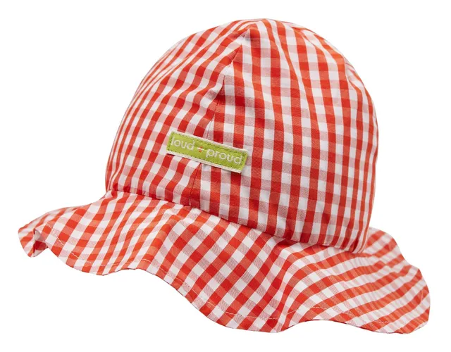 loud-proud-hut-vichy-karo-mit-logo-etikett image 1