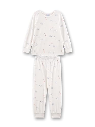 sanetta-m-dchen-schlafanzug-off-white-birds-aus-nicki image 4