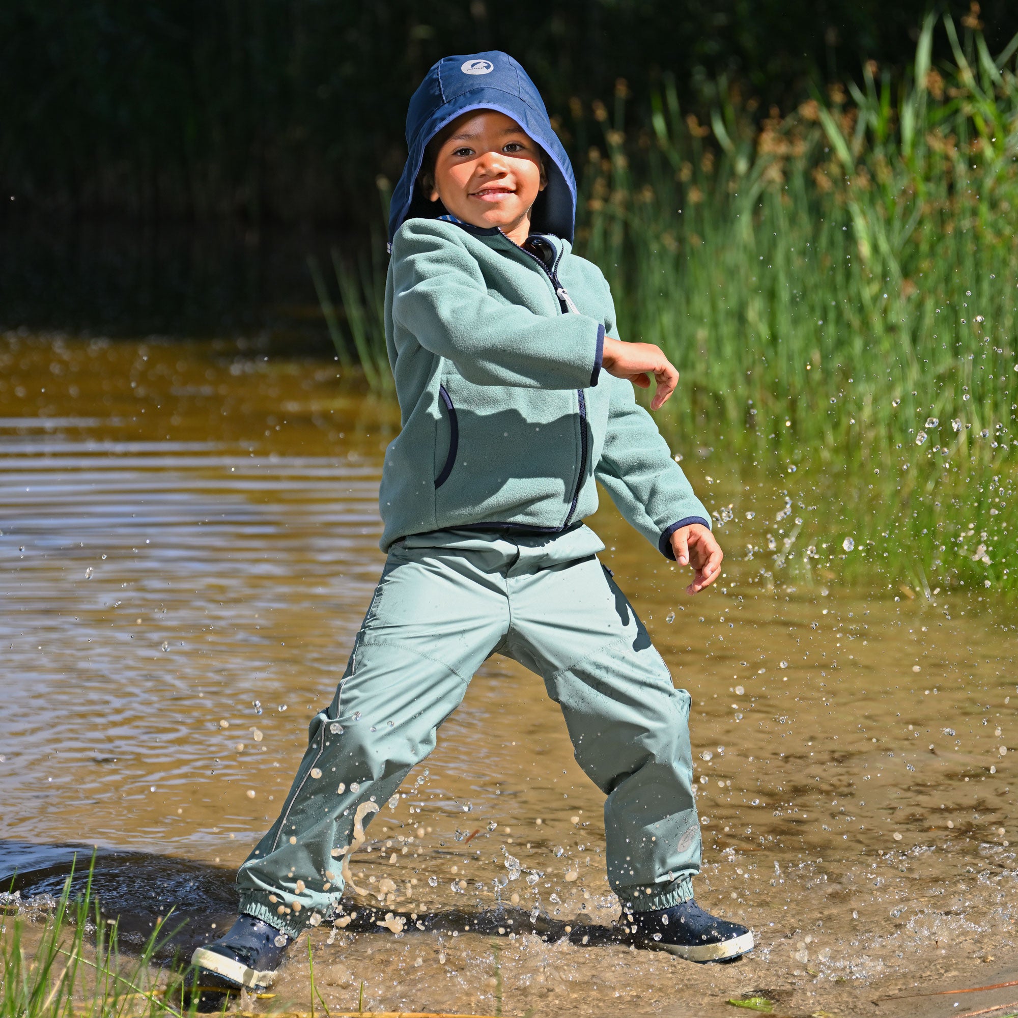 finkid-paukku-fleecejacke-kinder-zip-in image 1