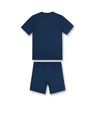 sanetta-jungen-schlafanzug-kurz-dunkelblau-pyjamaset-kurzarm image 4