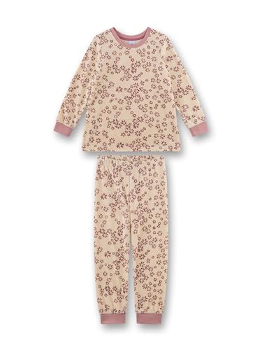 sanetta-m-dchen-schlafanzug-lang-nicki-beige-blumen-pyjama-f-r-m-dchen image 8
