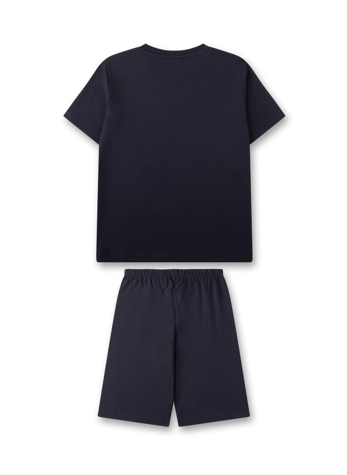 sanetta-jungen-schlafanzug-kurz-dunkelblau-pyjamaset-aus-baumwolle image 2