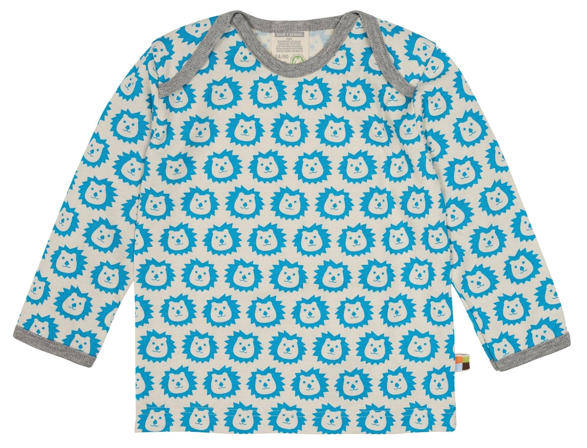 loud-proud-shirt-langarm-mit-druck-l-we-fledermaus-bio-baumwolle image 1