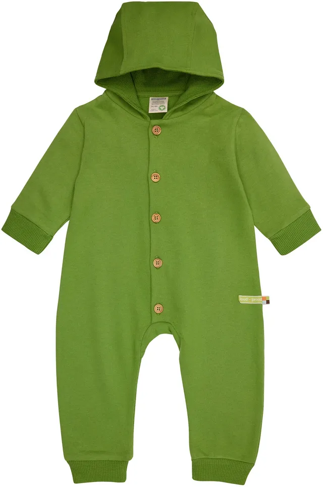 loud-proud-sweat-overall-mit-kapuze-baby-overall-aus-sweat image 1