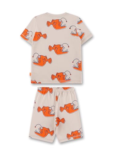 sanetta-jungen-schlafanzug-kurz-beige-baumwoll-pyjamaset image 5
