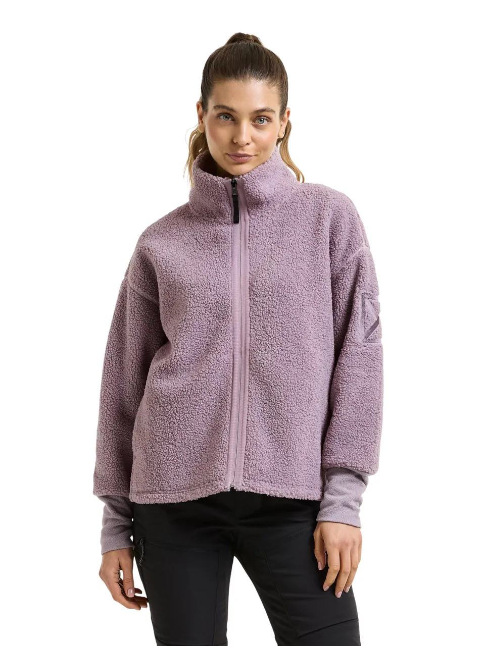 didriksons-melissa-sherpa-teddy-jacke-damen-fleece image 1
