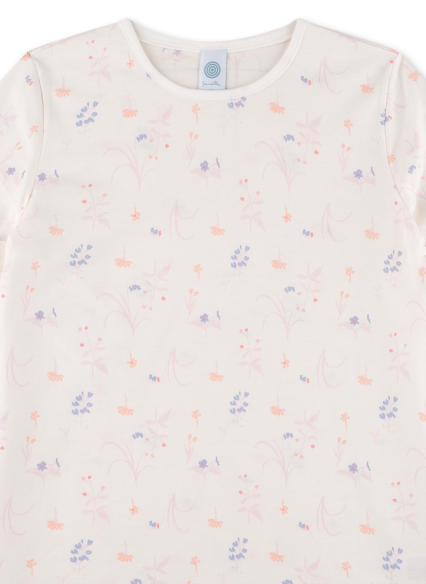 sanetta-m-dchen-schlafanzug-kurz-off-white-pyjamaset-aus-baumwoll-modal-mix image 3