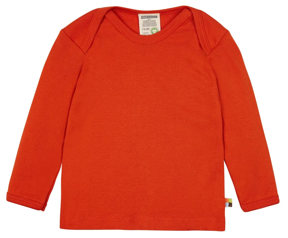 loud-proud-shirt-uni-einfarbiges-kinder-shirt-aus-feinripp image 1