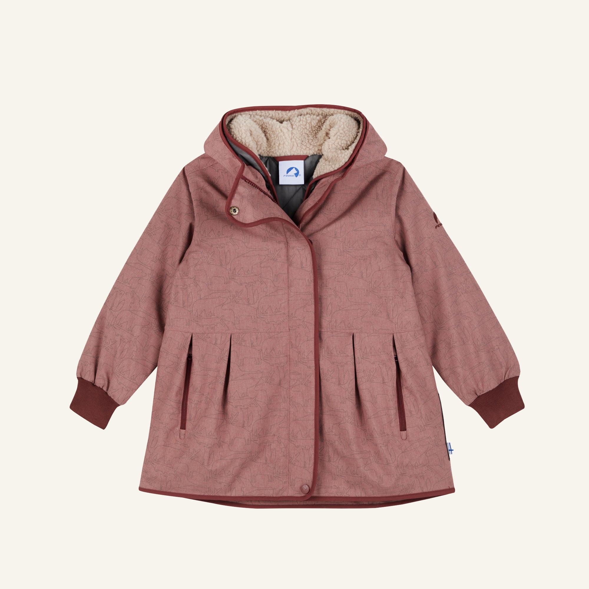 finkid-nivala-kinder-2-in-1-outdoorjacke-winterjacke-mit-steppfutter image 2