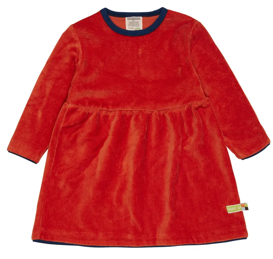loud-proud-kleid-cord-elastisches-m-dchenkleid-mit-paspel image 1