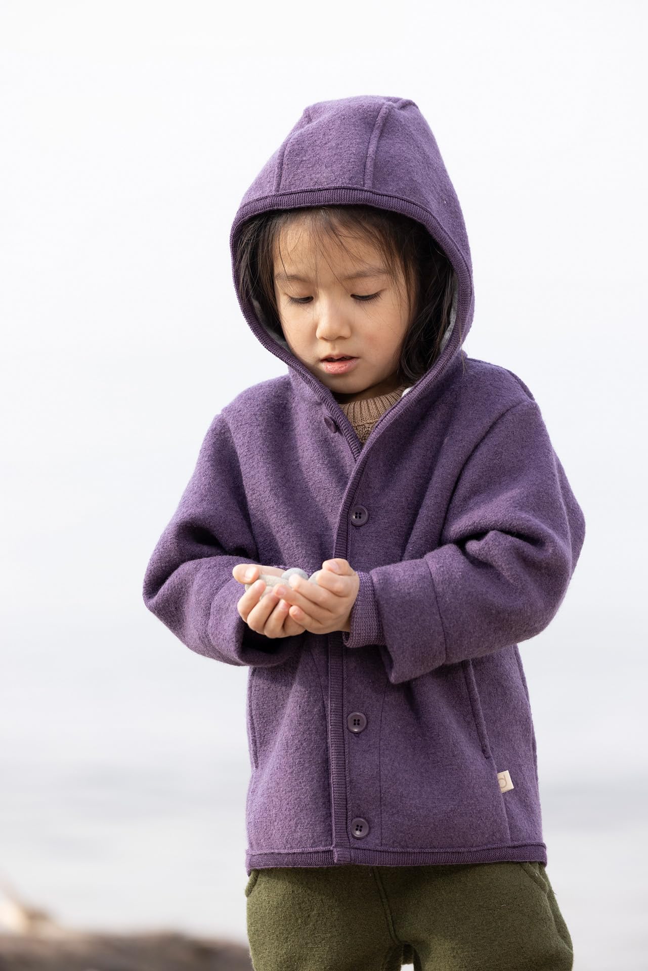 disana-walk-jacke-baby-kinder-100-bio-merino-wollwalk-mit-kapuze-gr-74-140 image 3