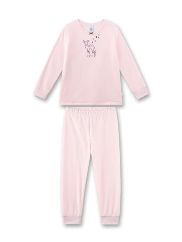 sanetta-m-dchen-schlafanzug-lang-rosa-reh-aus-nicki image 4