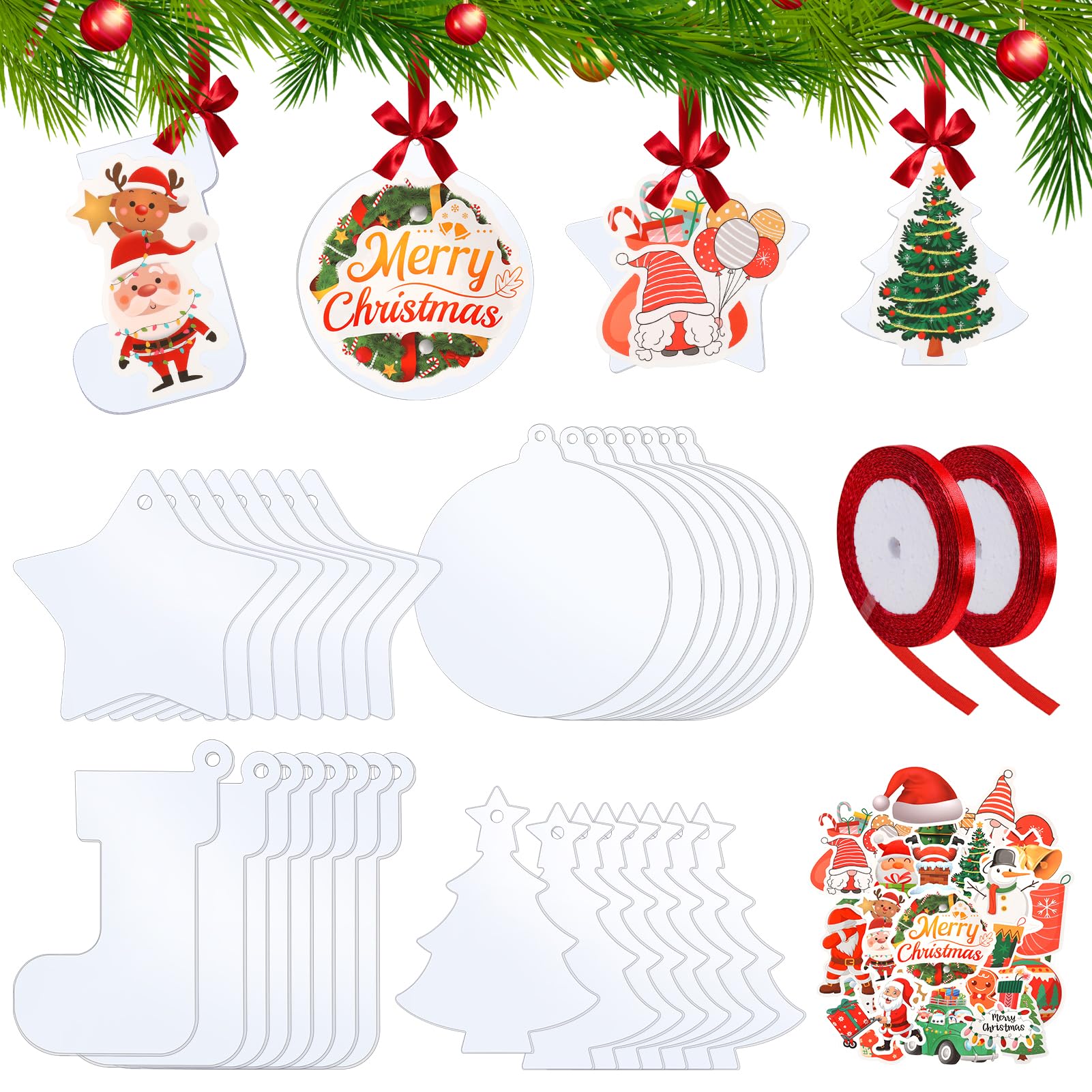 desoto-acryl-ornament-rohlinge-transparent-32-st-ck-rund-socke-baum-stern image 1