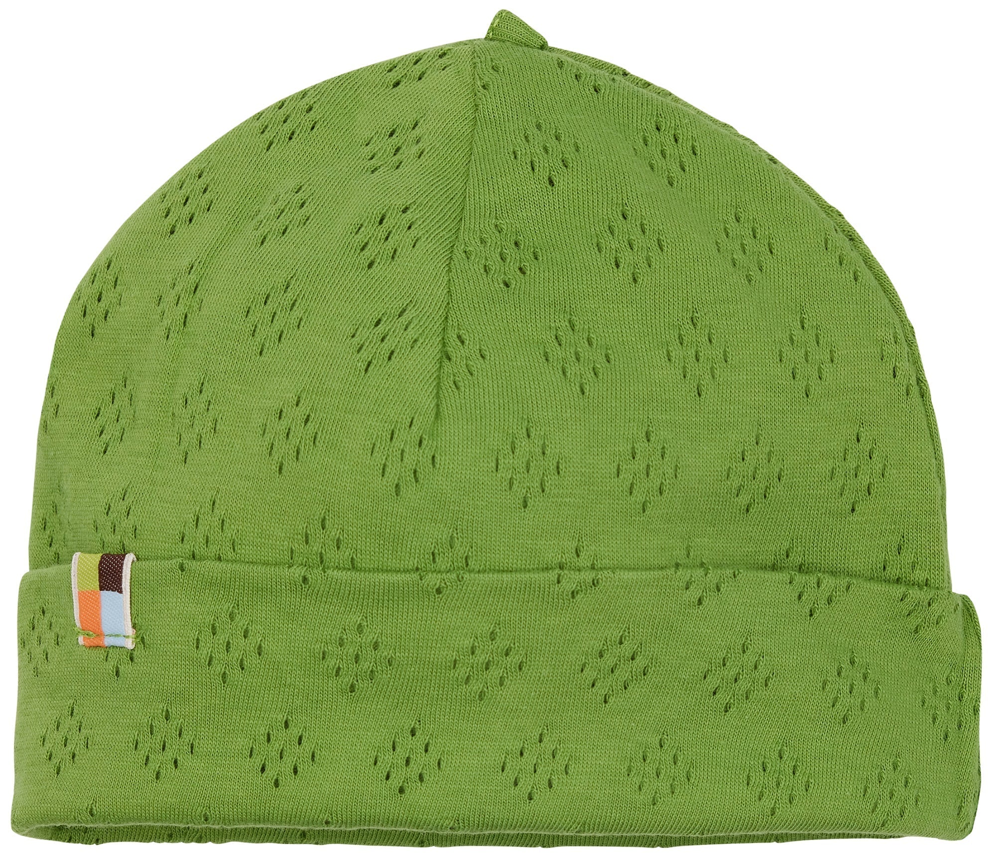loud-proud-beanie-mit-lochmuster-aus-jacquard-strick image 2