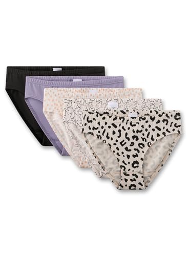 sanetta-m-dchen-rioslip-5er-pack-leo-stern-dots-lila-schwarz image 5
