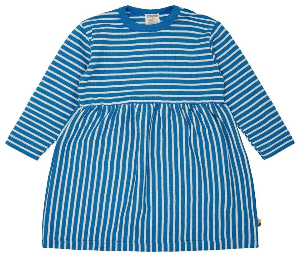 loud-proud-kleid-langarm-gestreift-mit-rippe-derby-rib-kleid image 1