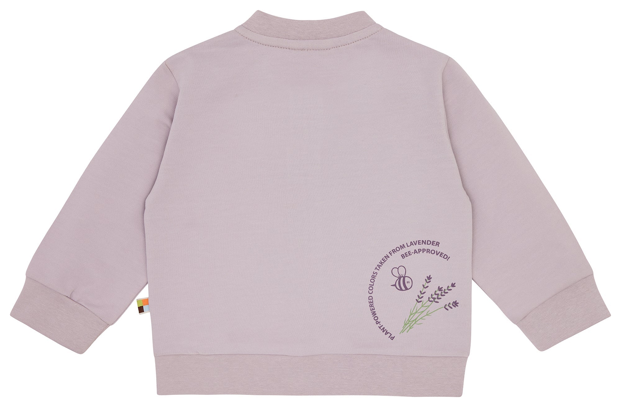 loud-proud-jacke-mit-pflanzenfarben-gef-rbt-sweatjacke-mit-stehkragen-und-rei-ve image 2