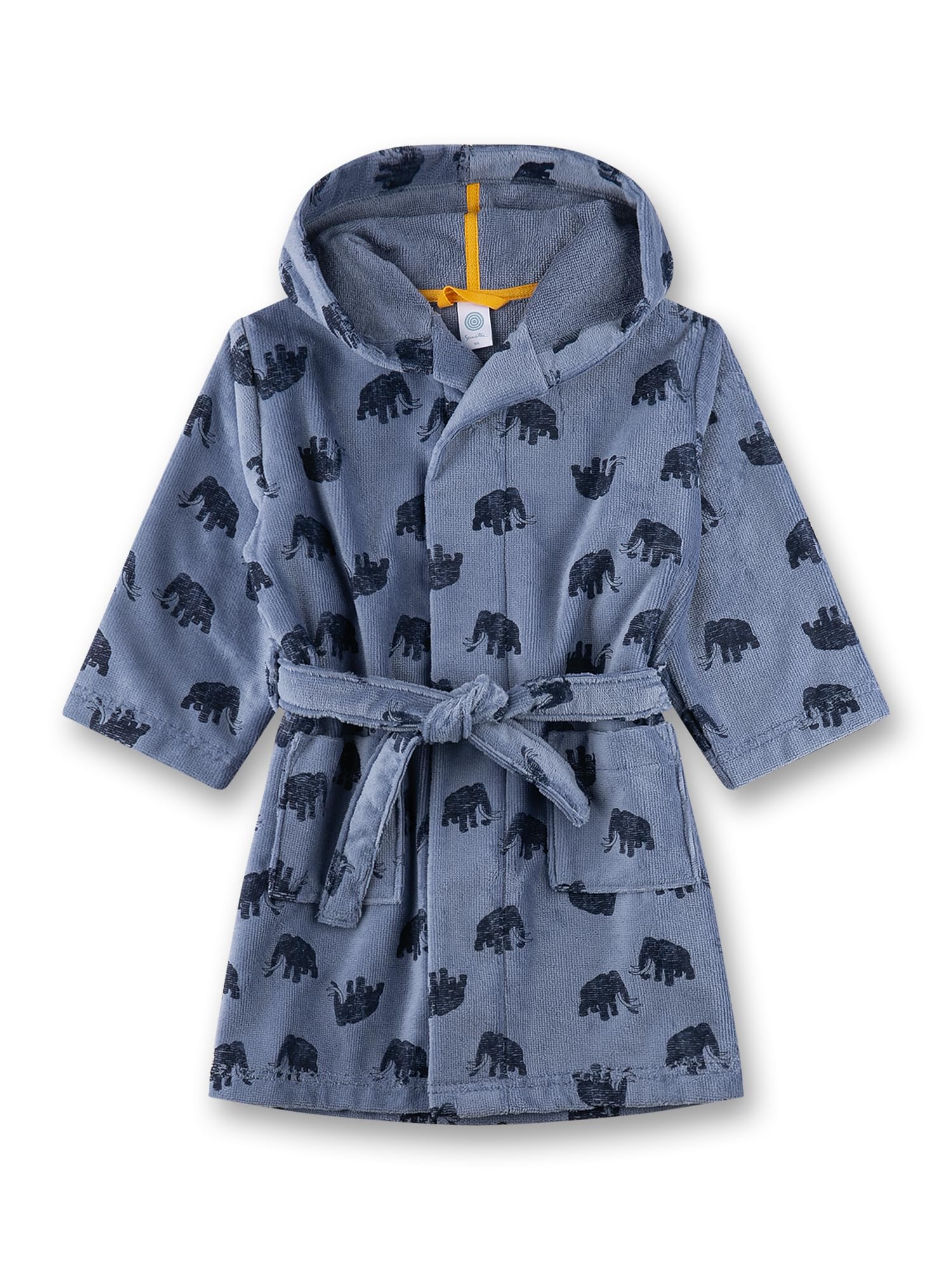 sanetta-jungen-bademantel-frottee-mammut-blau image 1