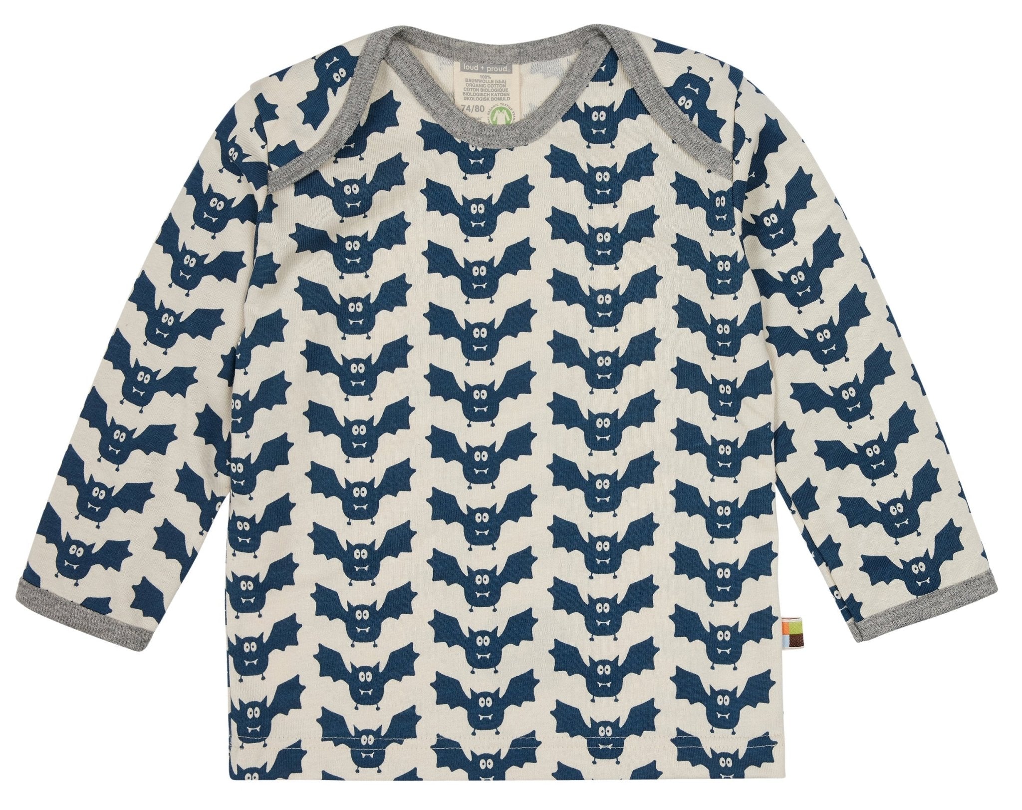 loud-proud-shirt-langarm-mit-druck-l-we-fledermaus-bio-baumwolle image 7