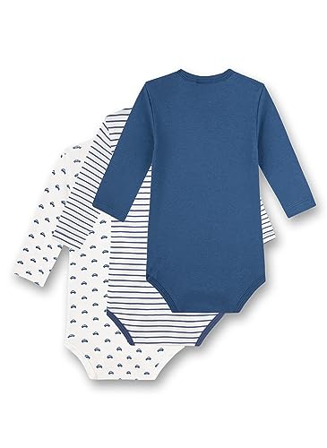 sanetta-baby-body-kurzarm-3er-set-jungen-blau-wei-ringel-autos-bio-baumwolle image 6